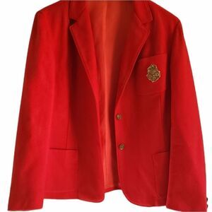 VINTAGE blazer with embroidered accent